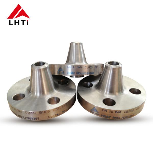 Gr2 Gr7 Gr12 Titanium Pipe Flange Long Nozzle Weld Neck Flange