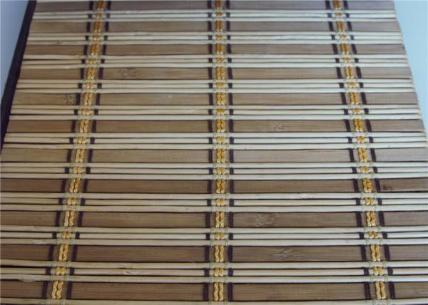 Multi Color Bamboo Window Shades Environmental Friendly Moth Proof