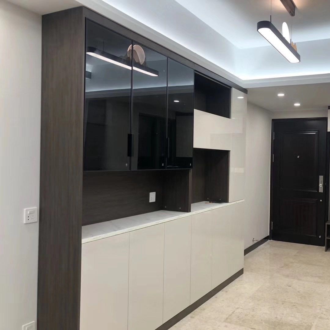 OEM консоль Walnut Media Console рядом с кофейным столом Консоль телевизора с хранилищем