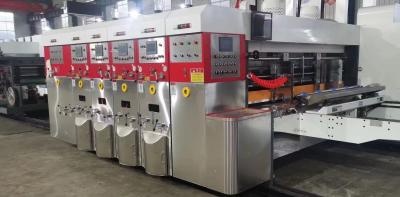 Jumbo Printer Slotter Die Cutter Machine Precision Four Color