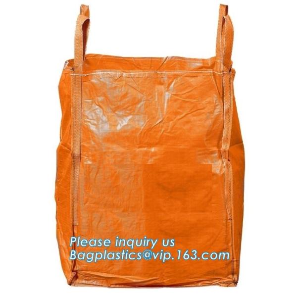 100% virgin polypropylene woven pp big bag bulk bag 1x1x1m for Israel,PP woven flexible big bag with baffle and brace in