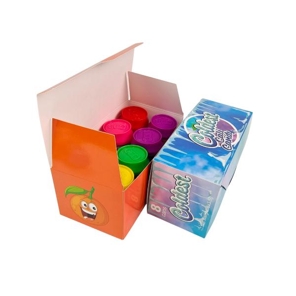 Food-Grade PET Plastic Jars with Twisted Lids 3.5g Soda Can Design