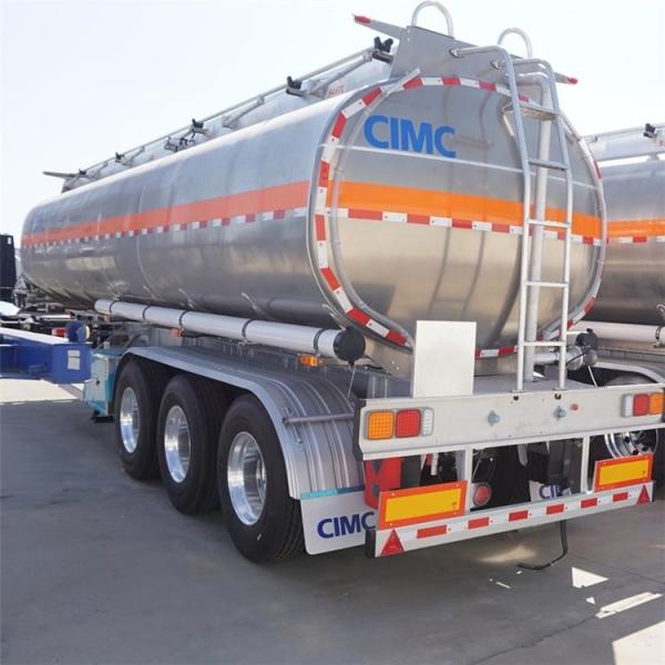 3/Tri Axle 45000L Aluminum Tankers Truck Trailers for Sale in Zimbabwe