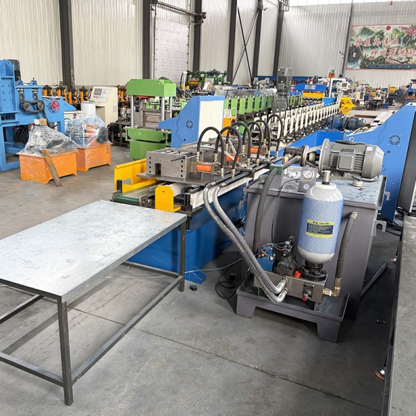 Fast Speed T24X26 Hydraulic Punching Cross Ceiling T Grid Roll Forming Machine