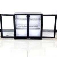 do dobro de vidro comercial dos refrigeradores 208L da porta de 900*520*835mm refrigerador de vidro da exposição