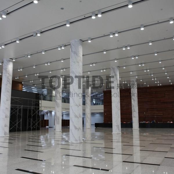 Construction Multi Size Shape Ceiling Systems Aluminium Integrated Suspended Metal Ceiling