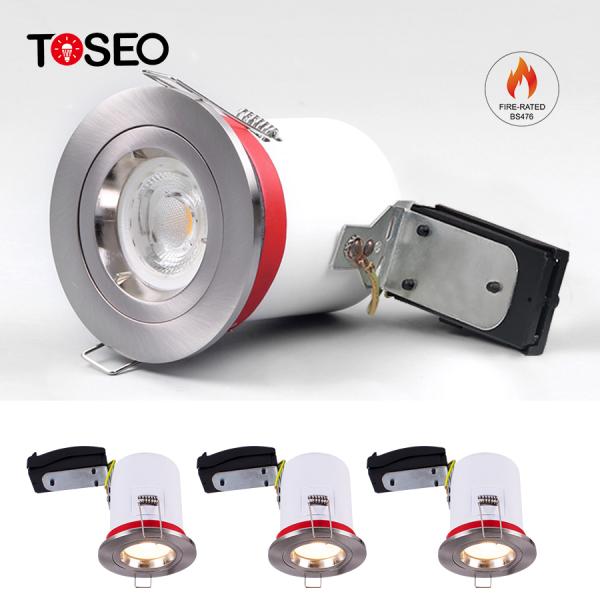 GU10 Recessed Fire Rated Downlight Fitting 5000k  BS476
