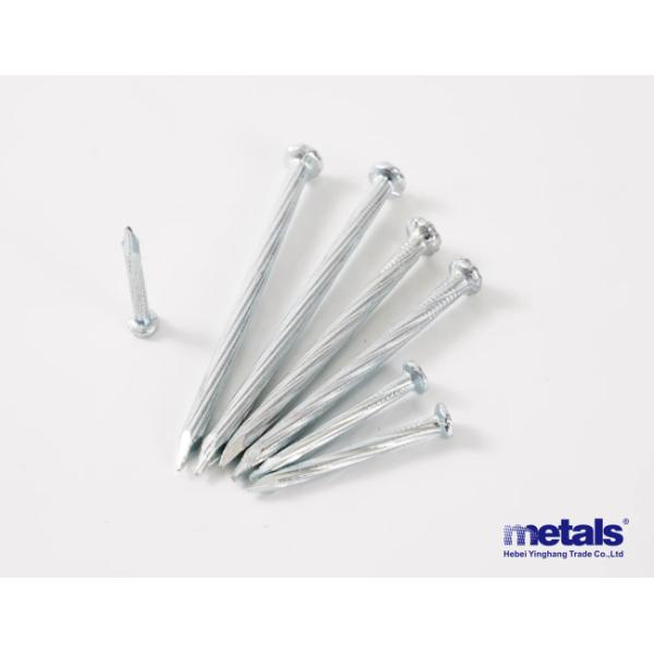 Закаленная сталь, прочная проволока, гвозди, прямая канавка