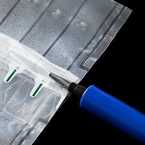 Inflated Wine Bottle Protector Bags, Sleeves Glass Travel Transport, Air Filled Column, Leakproof Cushioning