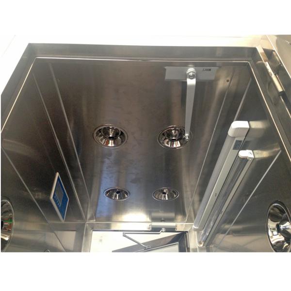 Ливень воздуха 110-380V груза чистой комнаты раздвижной двери нержавеющей стали автоматический