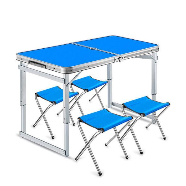 Aluminium Alloy Camping Table Chair Set Garden BBQ Folding Garden Table And Chairs