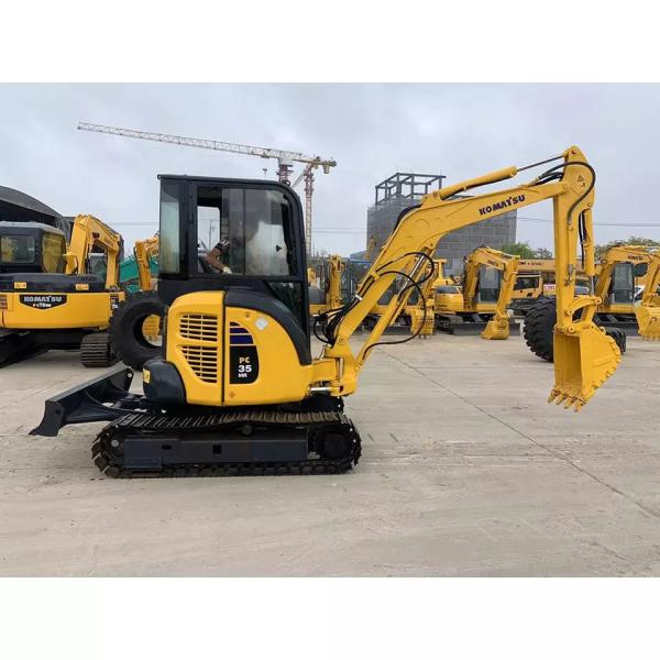 Mini Used Japan Excavator PC35MR-2 usou a máquina escavadora PC35 de KOMATSU