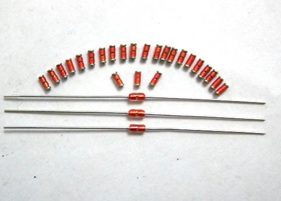 Newest MF59 MELF Glass Encapsulation SMD NTC Thermistor 10KOHM 3950