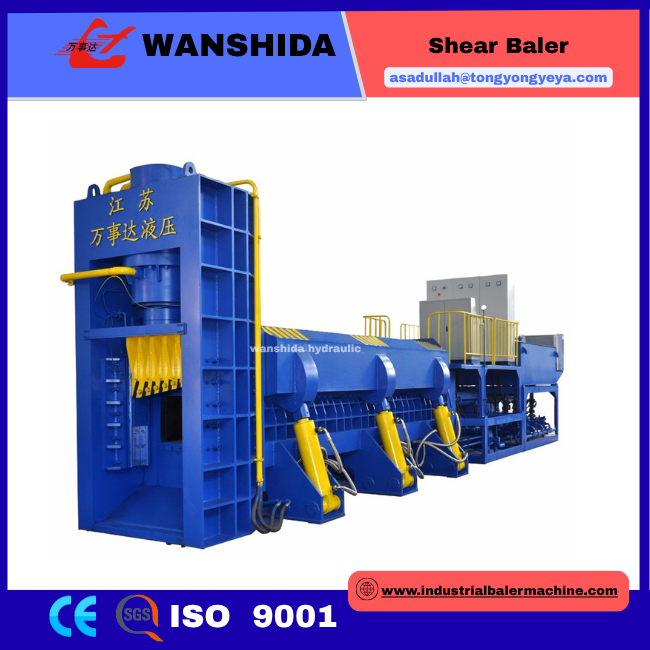 1000 Ton Hydraulic Shear, 290kW Power, 2-3 Cuts Per Minute Cutting Speed, Ideal For Processing Scrap Steel Plates, Round Bars, And Square Steel
