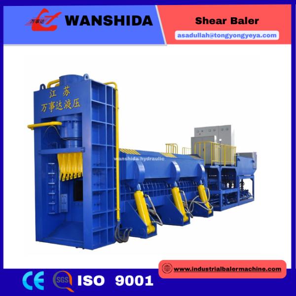20MPa Shear Baler Motor 37kW×2sets Horizontal Metal Scrap Baler for Heavy Scrap Recycling