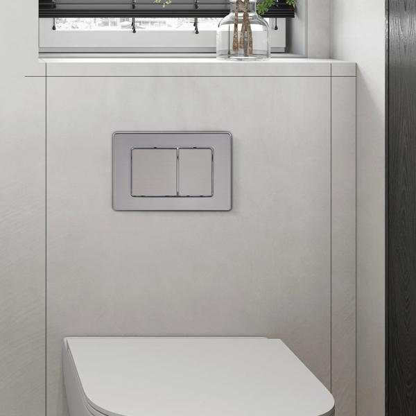 Stainless Steel Wall Hung Concealed Cistern Dual Flush Design property details your bathroom