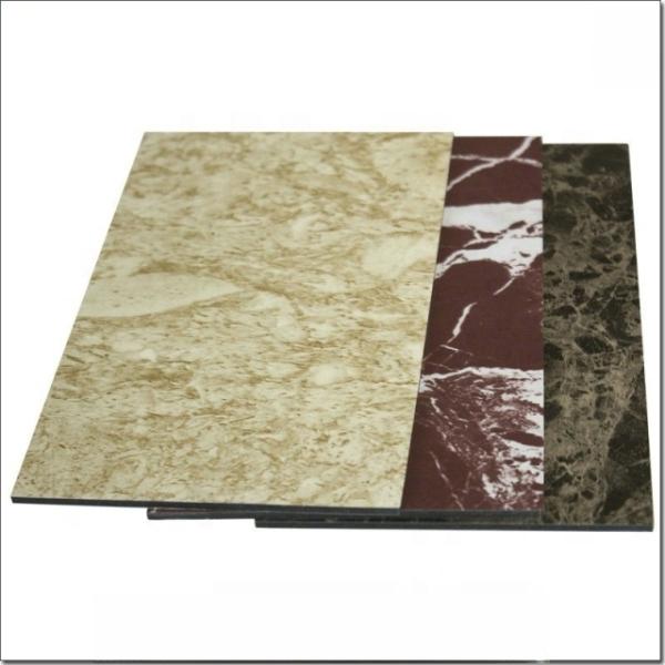 Painel composto de alumínio de superfície de mármore para decoração de edifícios