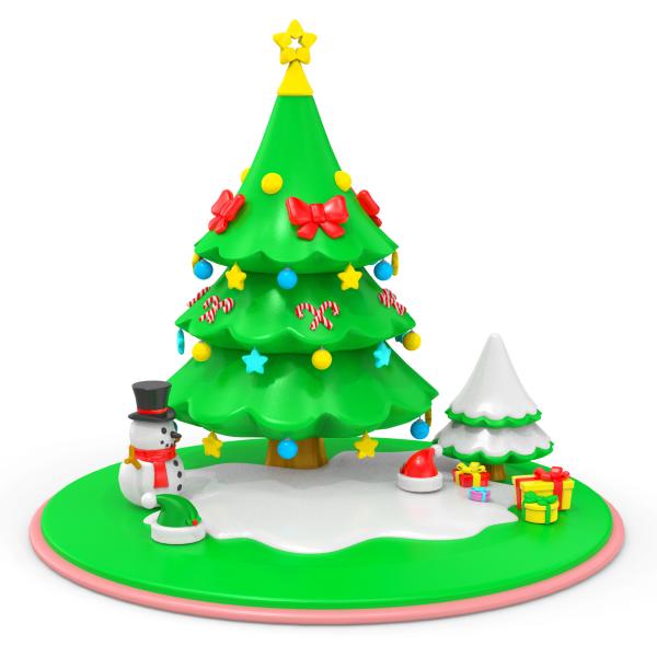 Colorful And Creative Silicone Building Blocks Folding  Baby Food Grade Cute Assembled Tree Toys