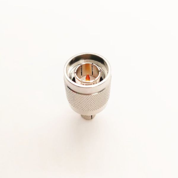 TNC Male Connector RF Coaxial Connector with Nickel Plated Brass DC-6GHz 75 Ohm for High Frequency Signal Transmission