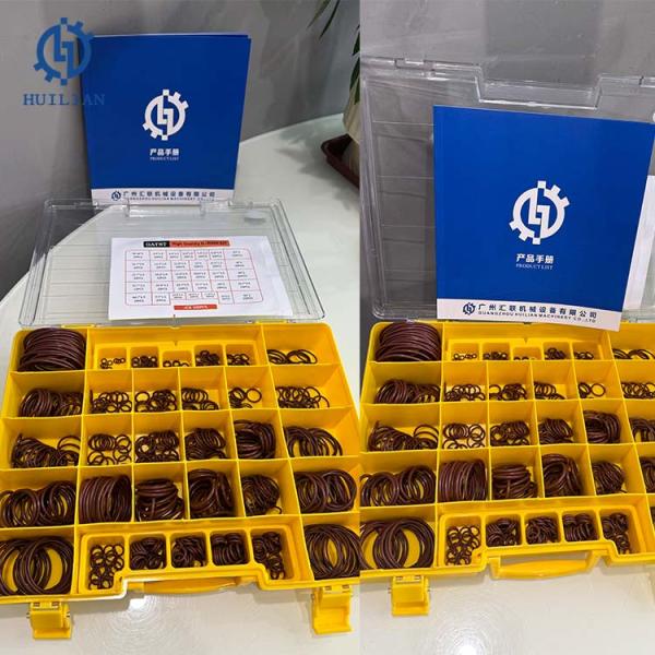 590PCS Caja de anillos O estándar JCB O Conjunto de anillos para excavadora GATANT NBR Nitrile O Ring Seal Caja de excavadora
