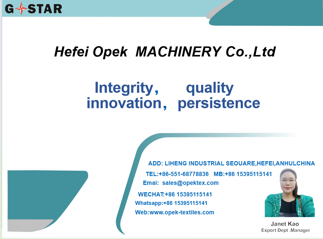 Computerized Flat Knitting Machine for Sweater/Hat Opek Jersey Jacquard Popular Style