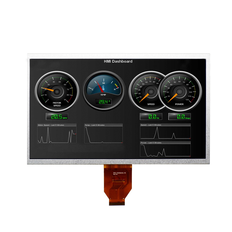 10.1 дюймовый tft дисплей, разрешение 1024x600, интерфейс LVDS 40 пин, 500cd/m2