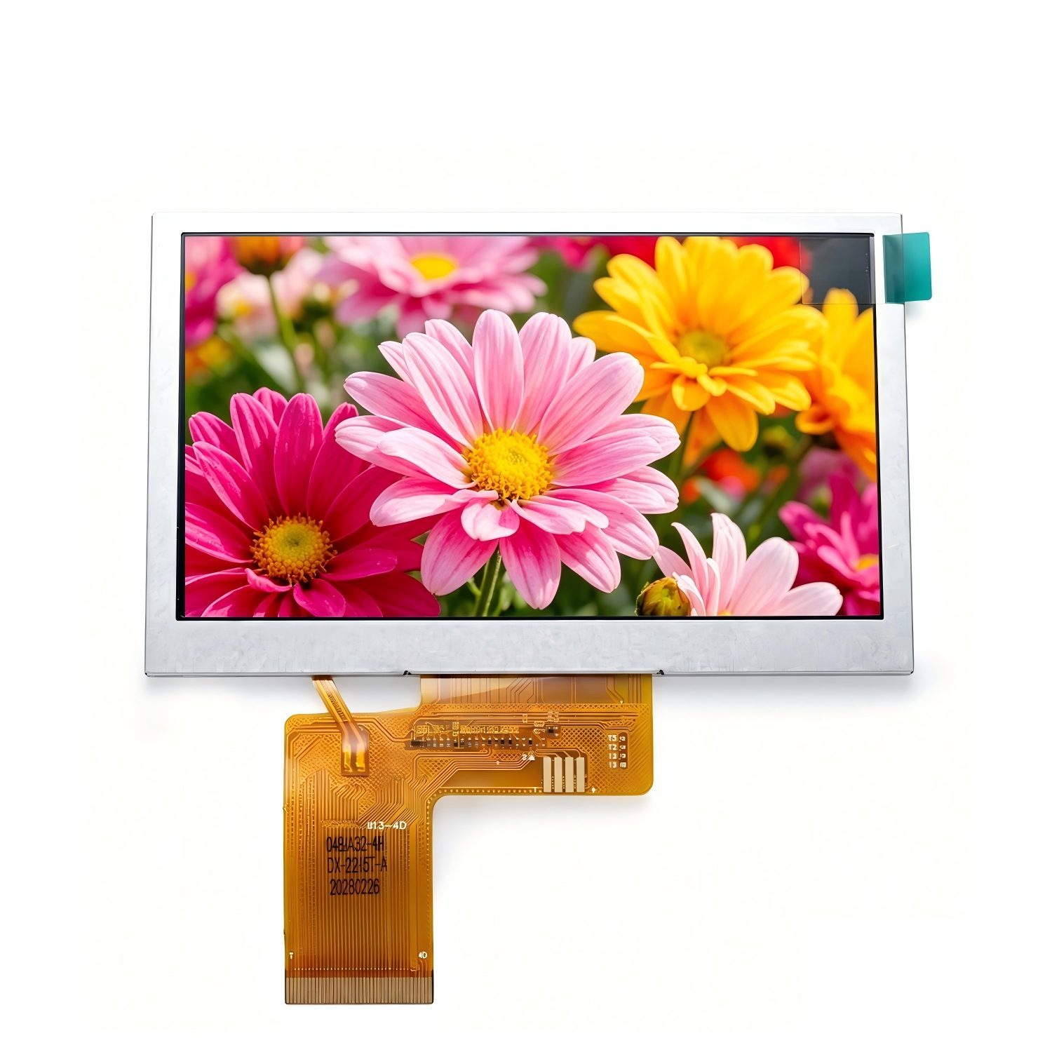4.3 Inch 800x480 TFT LCD Module 500 Nits 40 Pin RGB Interface Wide Viewing Embedded Display