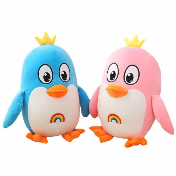 Игрушка плюша пингвина руки OEM Washable 20cm розовая для домашнего украшения