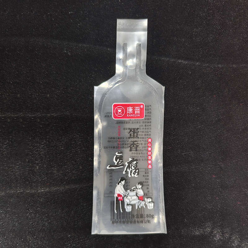 Hot Pot Cooking Soft Tofu Tube 140g-220g Transparent Food Grade PE Custom Printed Bag