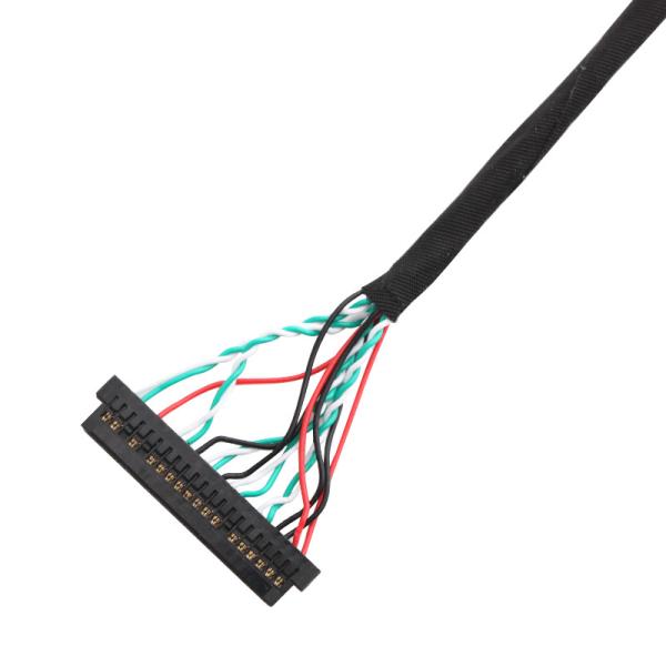 30 Pin LVDS Cable Assembly WL1258h-20P TO  DF13-2 lvds display connector