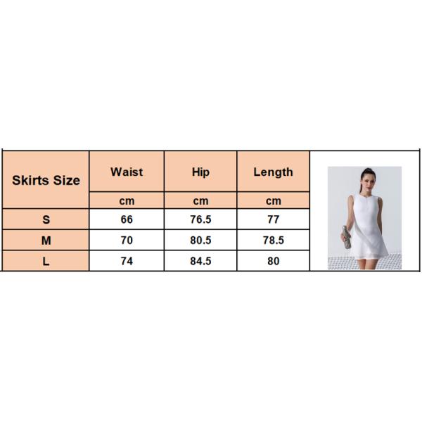 Гольф белых женщин сетки одевает Breathable костюм юбок тенниса подкладки безопасности