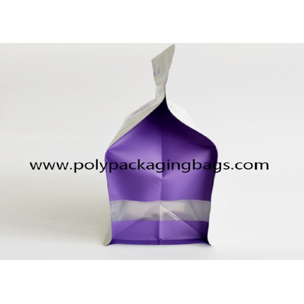 Octagonal Square Bottom LDPE Aluminum Foil ZipLock Bag Stand Up Bag
