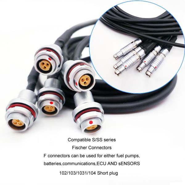 0B 1B 2B 3B circular connector female male straight plug with female receptacle PCB mount type electric connector