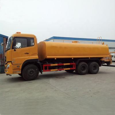 Volume 1500L da roda da movimentação de caminhão de tanque 6x4 da água da parte alta 25T de DongFeng