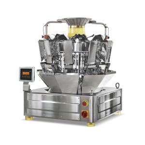 Touch Screen 10 Head Multihead Weigher For Walnuts Screw Kernel Pumpkin Seeds