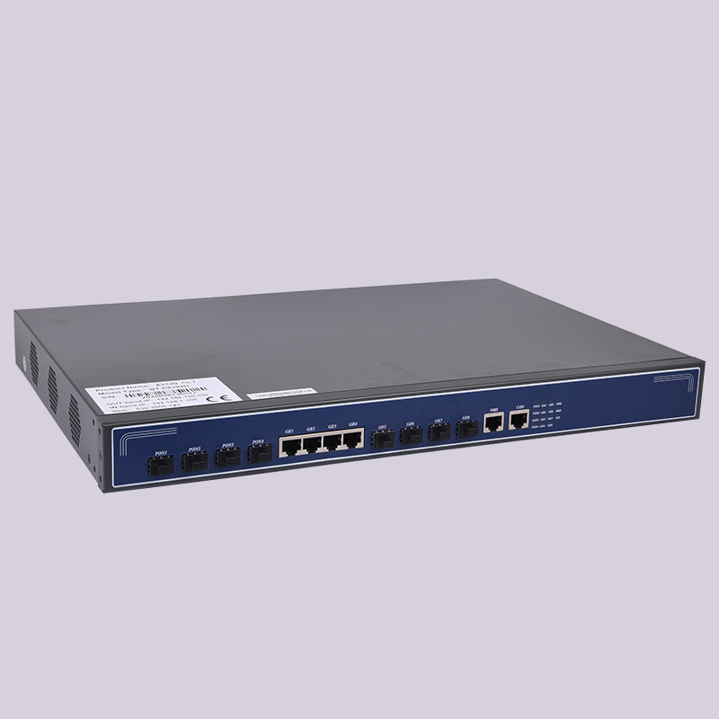 Линия терминал EPON 4 гаван OLT волокна ZTE C300 оптически