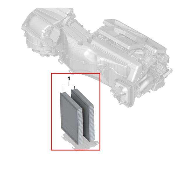 Pour Rolls-Royce Cullinan,Phantom EWB 2016-2019 Filtre à pollen OEM 64116996209