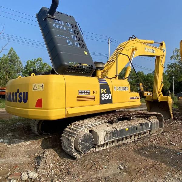 1.3m3 PC350 Komatsu Excavadora Hidráulica 90% Nova Mini Excavadora Crawler