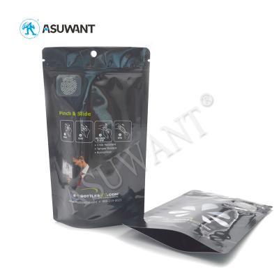 Sacos impressos do zíper dos meninos da selva de Mylar da indústria de empacotamento da prova da criança costume biodegradável