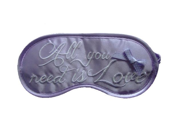 Beautiful Pattern Sleep Blindfold Eye Mask With Natural Satin Material For Trip