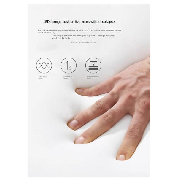 Solid Teak Wood Garden Sofa Set Outdoor Lounge Bed With High Rebound Sponge Cushion