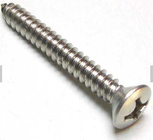 DIN7983 Flat Head Screw Self Tapping Screw Stainless Steel Material