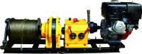 Guincho 50 KN do motor de gás da ereção da torre para a construção da linha elétrica