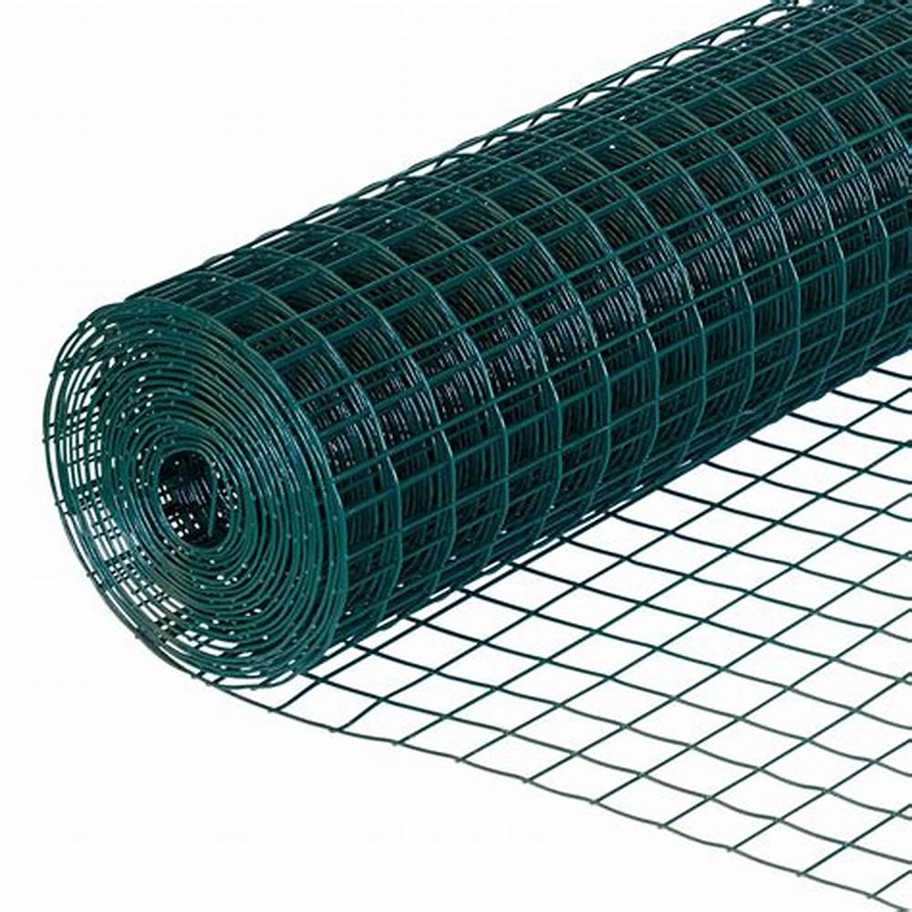 Зеленый PVC покрыл плетение ячеистой сети 50mmx100mm 3ft сваренное садом