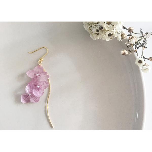 Most Popular Japan Designed Hydrangea Paradise Jhumka Long Chain Earrings With Pure Silver 925