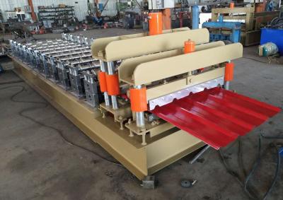 Rolo chapeado zinco do painel do telhado que forma a máquina com quadro galvanizado 12 anos de vida