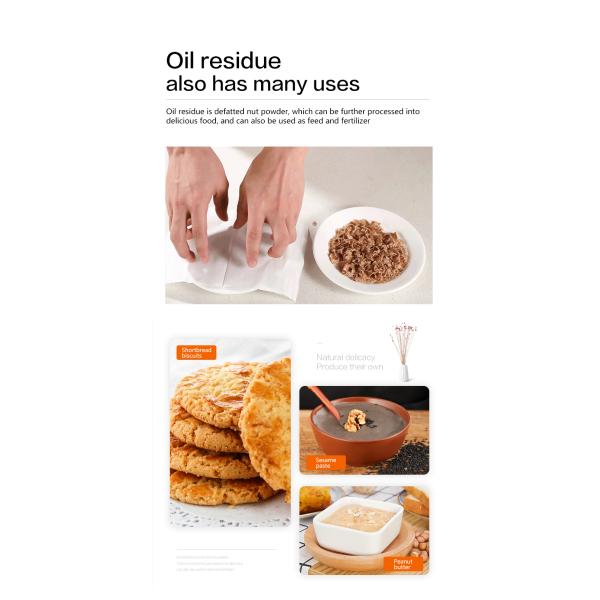 3KG Thailand Coconut Oil Cold Press Machine Manual Oil Expeller Small Manual Hydraulic Oil Press 98%-100%
