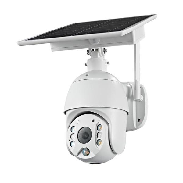 PIR Low Consumption 1080P Outdoor Solar 4G IP CCTV Camera