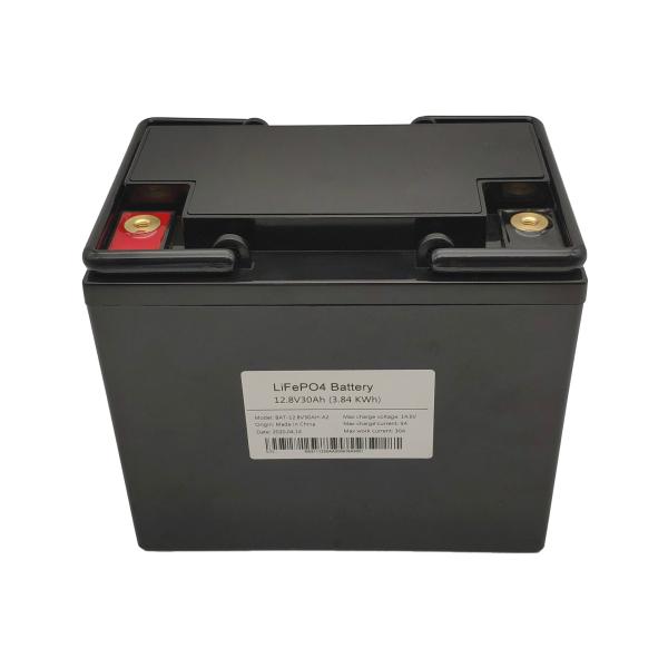 12V 30Ah Rechargeable Lithium Iron Phosphate Solar LiFePO4 Deep Cycle Battery Pack