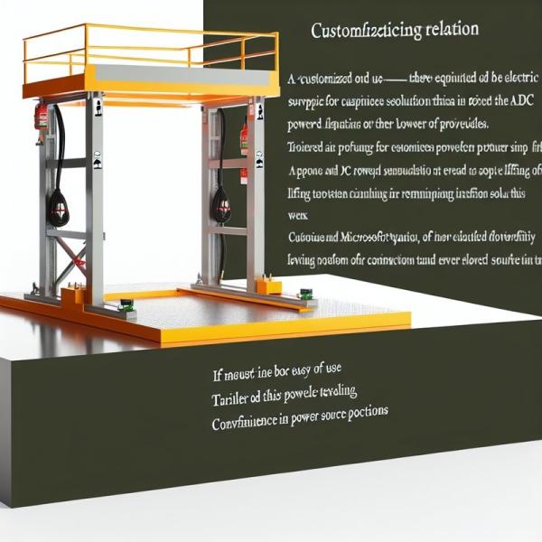 Customized Electric Lifting Platform with AC/DC Power Supply and Construction for Easy and Convenient Lifting Solutions